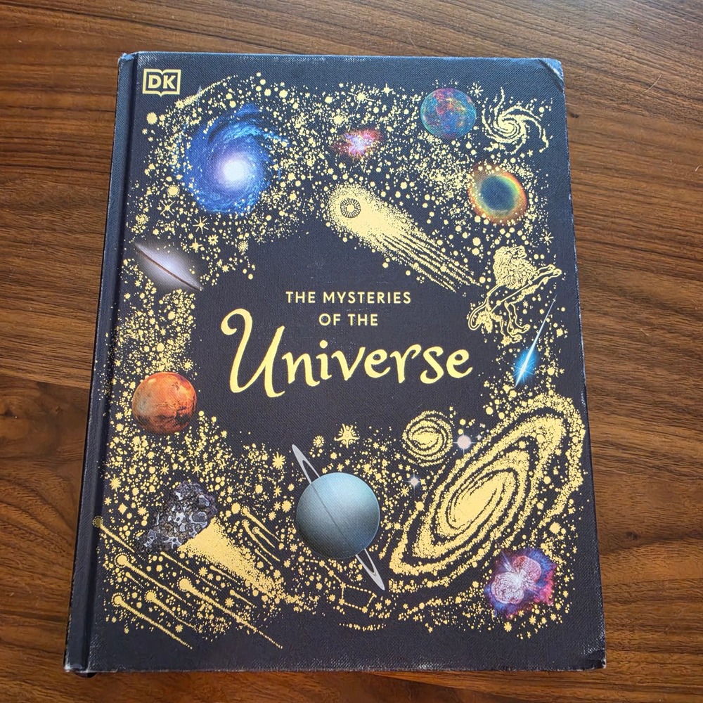DK The Mysteries of the Universe Hardcover Book Will Gater Space Astronomy Kids